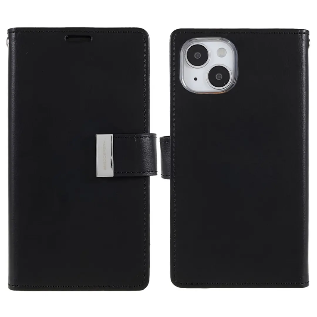 iPhone 15 Plus/iPhone 14 Plus Premio Wallet Black